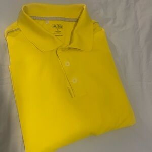 Adidas Men's Vibrant Yellow Polo